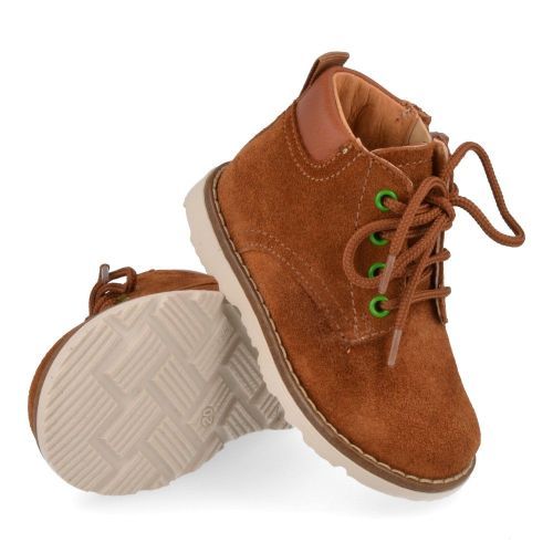 Romagnoli Bottes à lacets cognac Garçons (5130R038) - Junior Steps