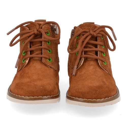 Romagnoli Bottes à lacets cognac Garçons (5130R038) - Junior Steps