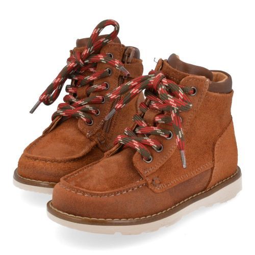 Romagnoli Bottes à lacets cognac Garçons (5548R138) - Junior Steps