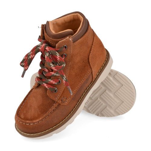 Romagnoli Bottes à lacets cognac Garçons (5548R138) - Junior Steps