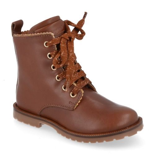 Romagnoli Lace-up boots cognac Girls (3747R338) - Junior Steps