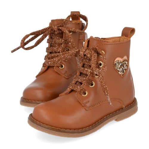 Romagnoli Schnürstiefel cognac Mädchen (5151R038) - Junior Steps