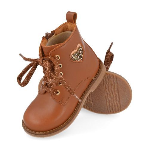 Romagnoli Schnürstiefel cognac Mädchen (5151R038) - Junior Steps