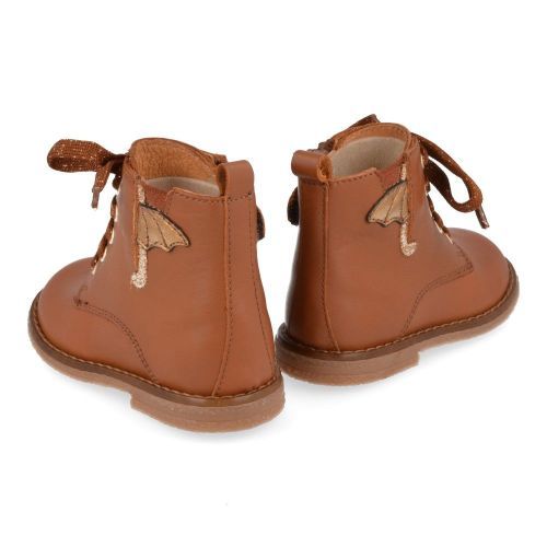 Romagnoli Bottes à lacets cognac Filles (5152R038) - Junior Steps