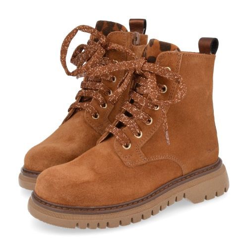 Romagnoli Bottes à lacets cognac Filles (5346R038) - Junior Steps