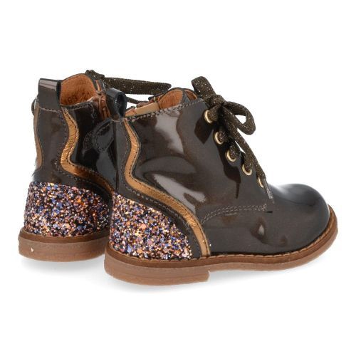 Romagnoli Botte à lacets Brun Filles (7169R004) - Junior Steps