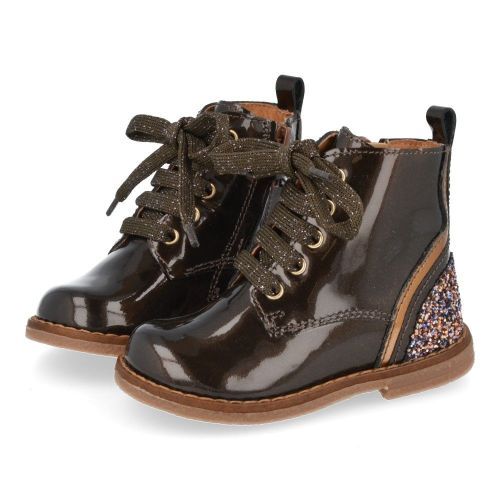 Romagnoli Botte à lacets Brun Filles (7169R004) - Junior Steps