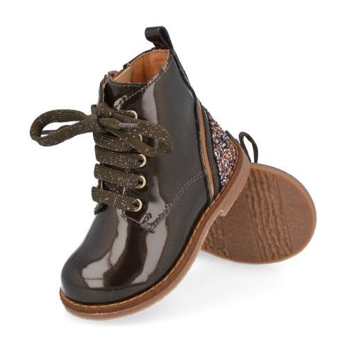 Romagnoli Botte à lacets Brun Filles (7169R004) - Junior Steps