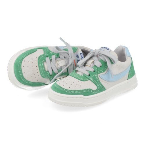 Romagnoli sneakers groen Jongens ( - ecru groene sneaker6503R126) - Junior Steps