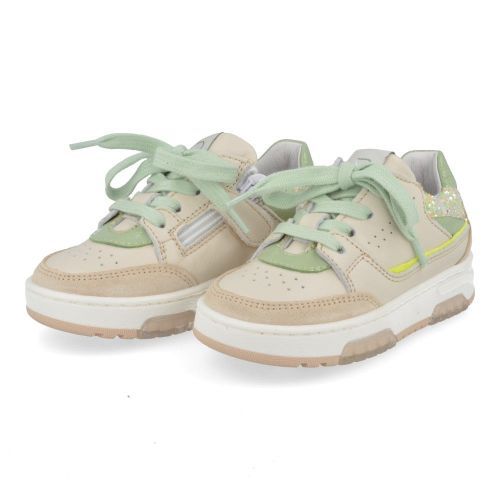 Romagnoli sneakers ecru Meisjes ( - ecru sneakertje6197R028) - Junior Steps