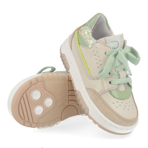 Romagnoli sneakers ecru Meisjes ( - ecru sneakertje6197R028) - Junior Steps