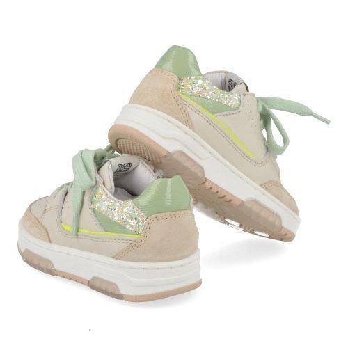 Romagnoli sneakers ecru Meisjes ( - ecru sneakertje6197R028) - Junior Steps