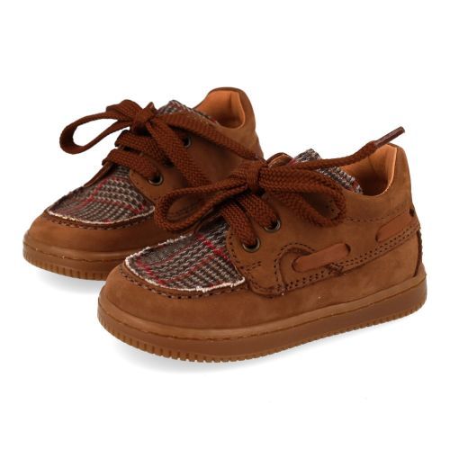 Romagnoli Chaussures à lacets cognac Garçons (9028R076) - Junior Steps
