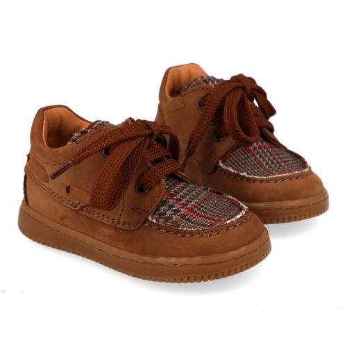 Romagnoli Chaussures à lacets cognac Garçons (9028R076) - Junior Steps