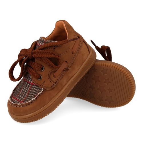 Romagnoli Chaussures à lacets cognac Garçons (9028R076) - Junior Steps