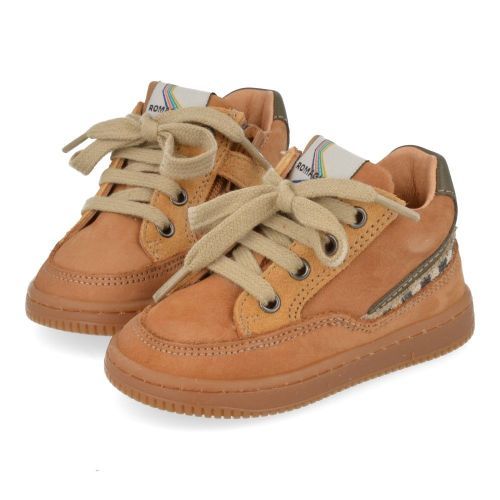 Romagnoli sneakers beige Jongens (Eerste stap schoentje beige - 7050R038) - Junior Steps