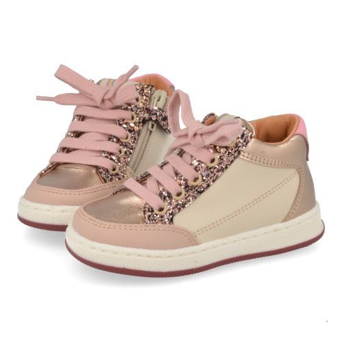 Romagnoli sneakers GOUD Meisjes (Eerste stap schoentje goud glitter - 7195R063) - Junior Steps