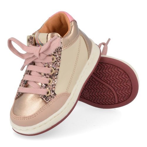 Romagnoli sneakers GOUD Meisjes (Eerste stap schoentje goud glitter - 7195R063) - Junior Steps