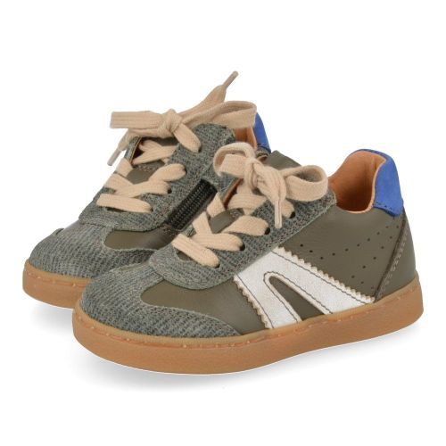 Romagnoli sneakers kaki Jongens (Eerste stap sneakertje kaki - 7189R084) - Junior Steps