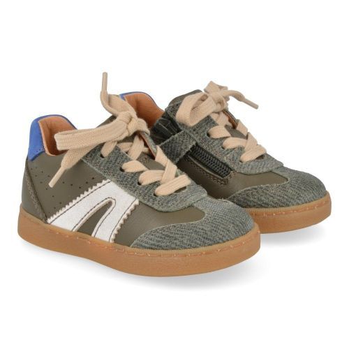 Romagnoli sneakers kaki Jongens (Eerste stap sneakertje kaki - 7189R084) - Junior Steps