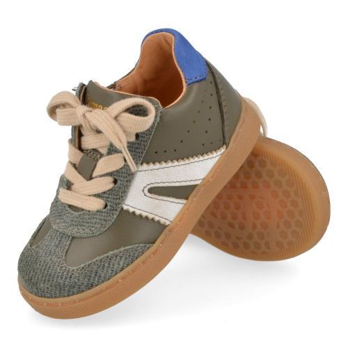 Romagnoli sneakers kaki Jongens (Eerste stap sneakertje kaki - 7189R084) - Junior Steps