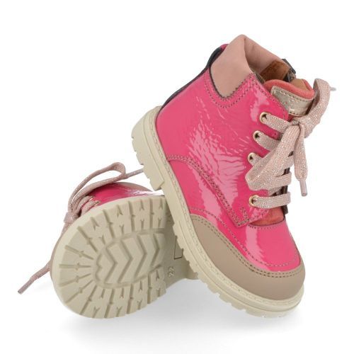 Romagnoli Lace-up boots fuchia Girls (3150R517) - Junior Steps