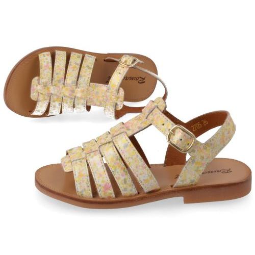 Romagnoli Sandals Yellow Girls (2705R622) - Junior Steps