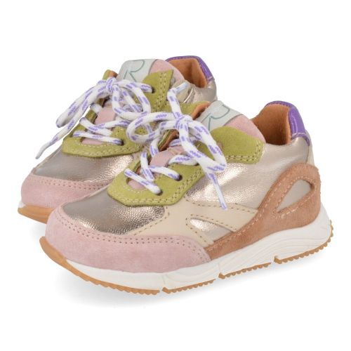 Romagnoli sneakers roze Meisjes ( - goud roze sneaker5156R224) - Junior Steps