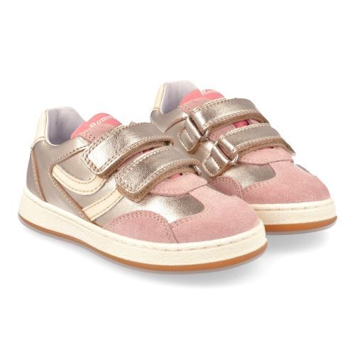 Romagnoli sneakers roze Meisjes (goud roze sneaker  - 8741R024) - Junior Steps