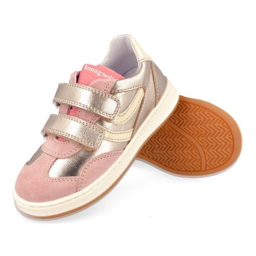 Romagnoli sneakers roze Meisjes (goud roze sneaker  - 8741R024) - Junior Steps