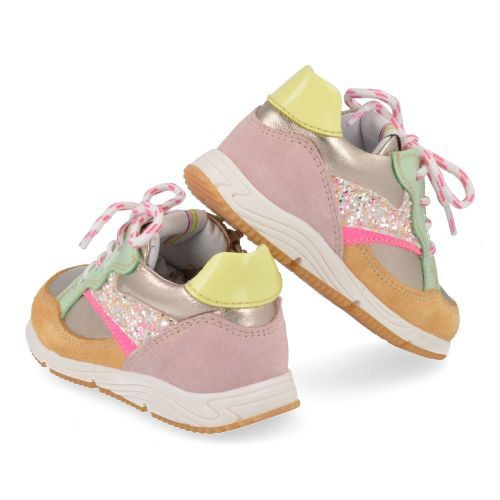 Romagnoli sneakers oranje Meisjes (gouden sneaker  - 8161R024) - Junior Steps