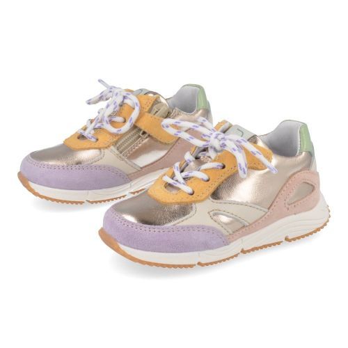 Romagnoli sneakers lila Meisjes ( - gouden sneakertje6111R024) - Junior Steps