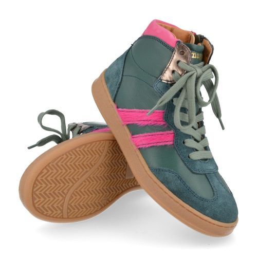 Romagnoli sneakers groen Meisjes ( - groene sneaker 5612R054) - Junior Steps