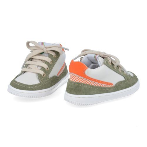 Romagnoli sneakers kaki Jongens (kaki beige sneaker - 8034R328) - Junior Steps