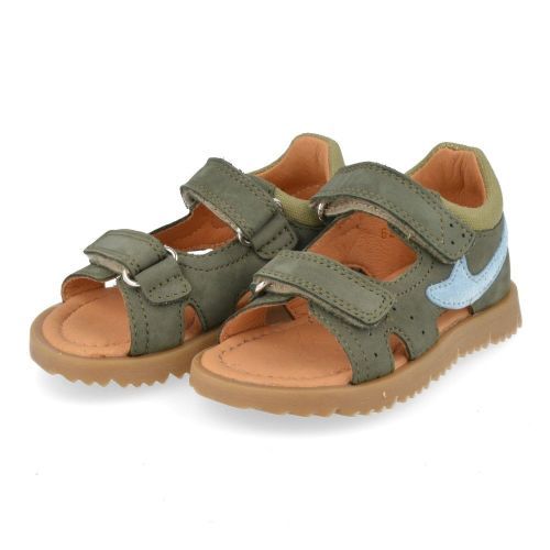 Romagnoli sandalen kaki Jongens ( - kaki sandaal6284R068) - Junior Steps