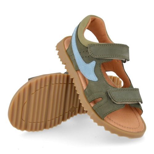 Romagnoli sandalen kaki Jongens ( - kaki sandaal6736R068) - Junior Steps