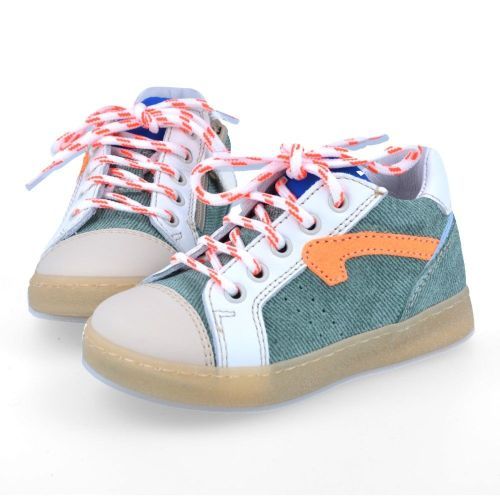Romagnoli sneakers kaki Jongens (kaki sneaker - 8303R068) - Junior Steps