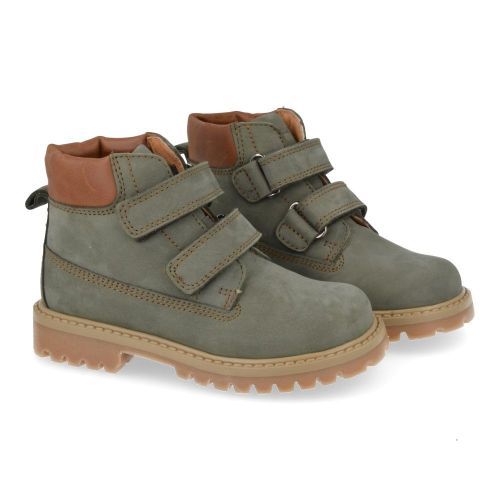 Romagnoli Schnürstiefel Khaki Jungen (7165R068) - Junior Steps