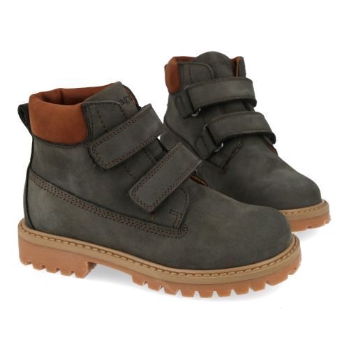 Romagnoli veterboot kaki Jongens (kaki velcro boots - 9077R068) - Junior Steps