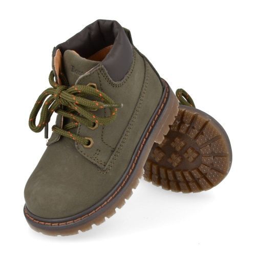 Romagnoli Lace-up boots Khaki Boys (5123R068) - Junior Steps