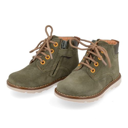 Romagnoli Lace-up boots Khaki Boys (5130R084) - Junior Steps