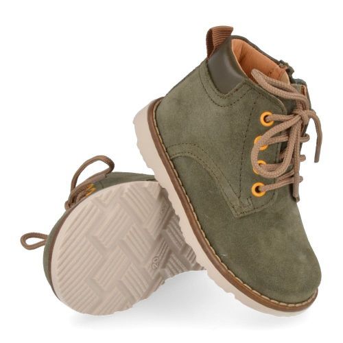 Romagnoli Lace-up boots Khaki Boys (5130R084) - Junior Steps