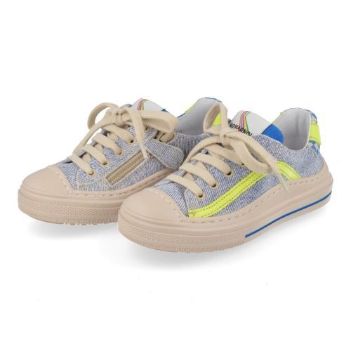 Romagnoli sneakers blauw Jongens (kinderschoen met stevige stootneus - 8668R014) - Junior Steps