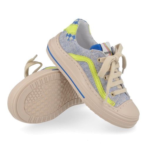 Romagnoli sneakers blauw Jongens (kinderschoen met stevige stootneus - 8668R014) - Junior Steps