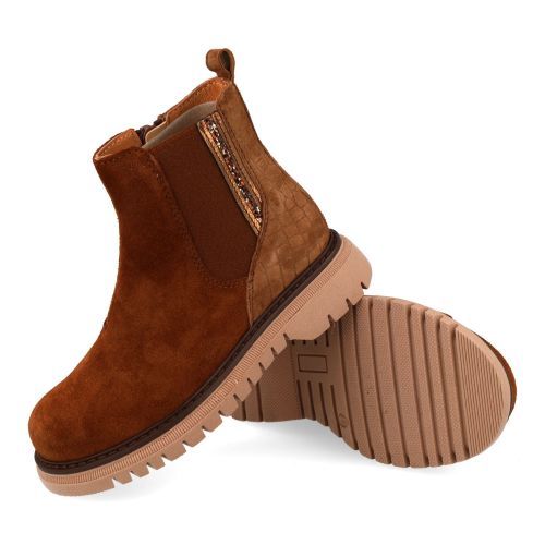 Romagnoli laarzen kort cognac Meisjes (Korte laars cognac suéde - 9581R083) - Junior Steps