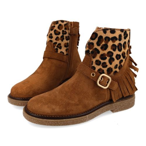 Romagnoli laarzen kort cognac Meisjes (Korte laars cognac suéde - 9626R038) - Junior Steps