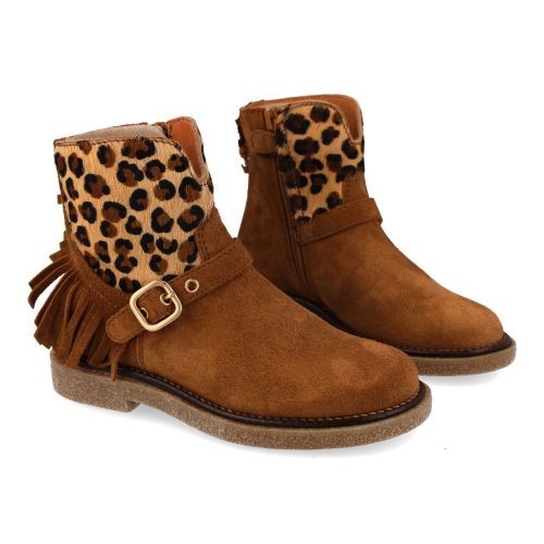Romagnoli laarzen kort cognac Meisjes (Korte laars cognac suéde - 9626R038) - Junior Steps