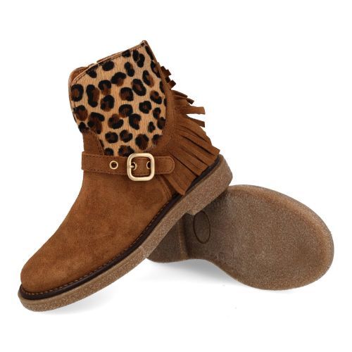 Romagnoli laarzen kort cognac Meisjes (Korte laars cognac suéde - 9626R038) - Junior Steps