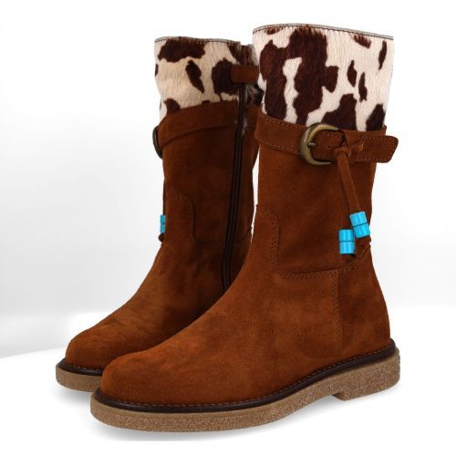Romagnoli Bottes cognac Filles (9627R038) - Junior Steps