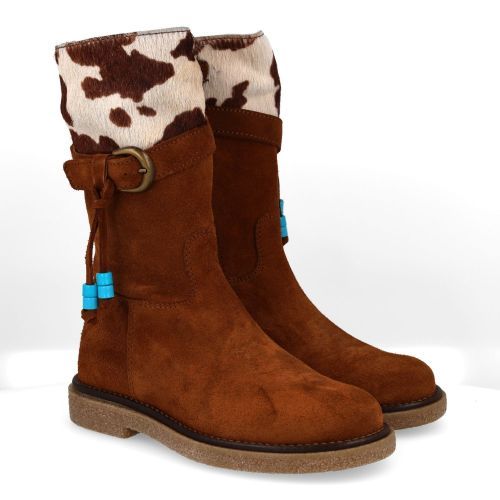 Romagnoli Bottes cognac Filles (9627R038) - Junior Steps